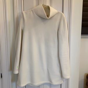 Dudley Stephens ivory fleece tunic